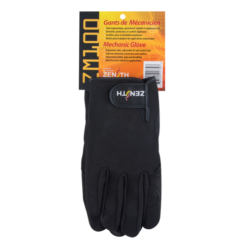 Gants pour m&eacute;canicien ZM100, Paume Synth&eacute;tique, Taille T-Grand TGS INDUSTRIEL