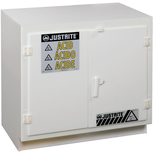 Armoires solides en poly&eacute;thyl&egrave;ne pour acides, 6 x 0,66043 gal., 36" x 35,75" x 21,75" TGS INDUSTRIEL
