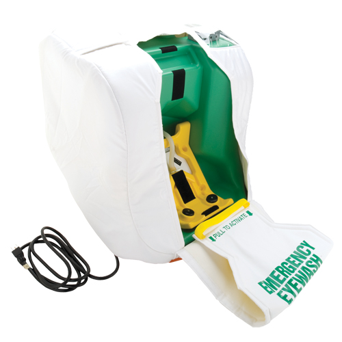 Heated Portable Eyewash Station, Gravity-Fed, 16 gal. Capacity, Meets ANSI Z358.1 TGS INDUSTRIEL