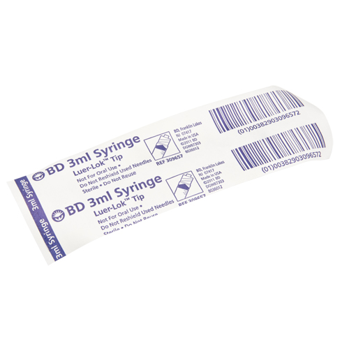 Syringe without Needle, 3 cc TGS INDUSTRIEL