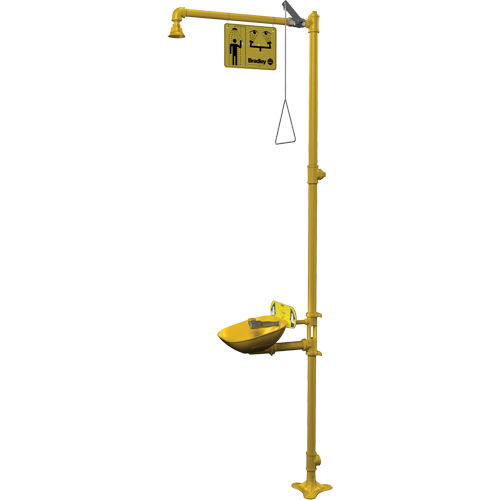 Combinaison de douche d'urgence & douche oculaire Halo TGS INDUSTRIEL