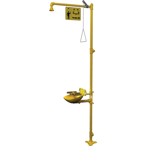 Combinaison de douche d'urgence & douche oculaire Halo TGS INDUSTRIEL