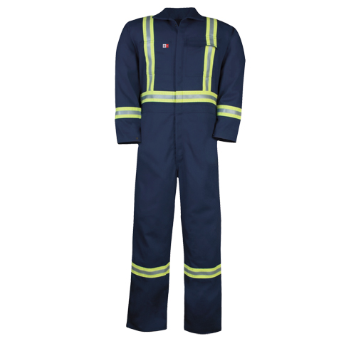 Combinaison non doubl&eacute;e Westex UltraSoft, Taille 34/36, Bleu marine, 12,4 cal/cm2 TGS INDUSTRIEL