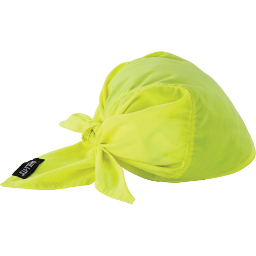 Chill-Its&reg; 6710CT Cooling Triangle Hats, High Visibility Lime-Yellow TGS INDUSTRIEL