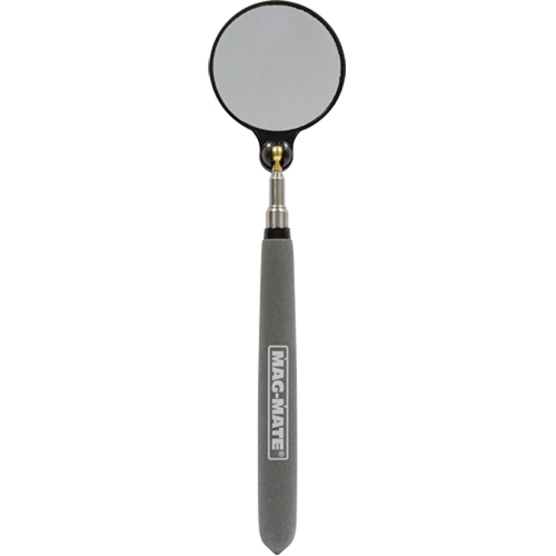 Miroir d'inspection, Circulaire, 2-1/4" lo x 2-1/4" la, T&eacute;lescopique TGS INDUSTRIEL