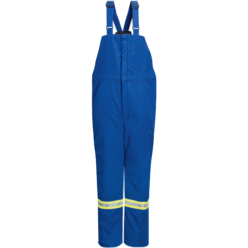 Deluxe Flame-Resistant Insulated Bib Overalls with Reflective Trim, Men's, 3X-Large, Navy Blue TGS INDUSTRIEL