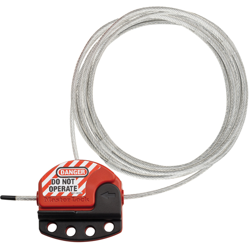 Adjustable Cable Lockouts, 15' Length TGS INDUSTRIEL