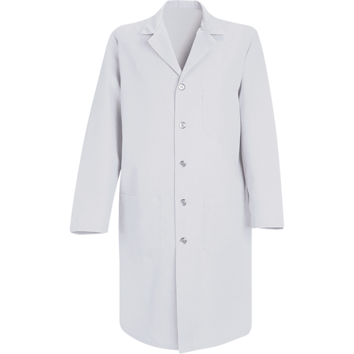 Lab Coats, Poly-Cotton, 32, White TGS INDUSTRIEL