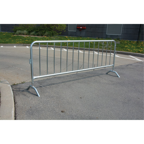 Barri&egrave;re portative, Emboîtables, 102" lo x 40" h, Argent TGS INDUSTRIEL