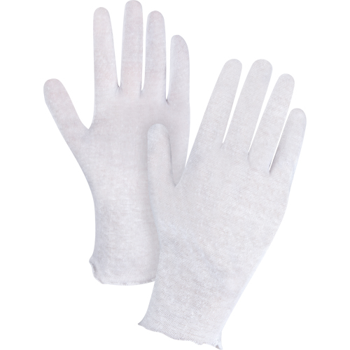 Gants d'inspection l&eacute;gers, Poly/coton, Poignet Non ourl&eacute;, Dames TGS INDUSTRIEL