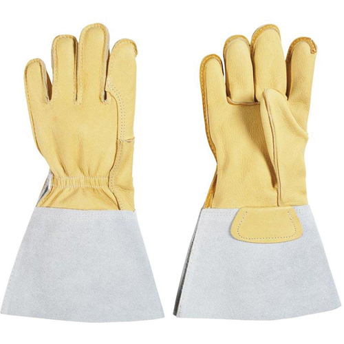 Gants de soudage, Cuir fleur de vache, Taille Petit TGS INDUSTRIEL