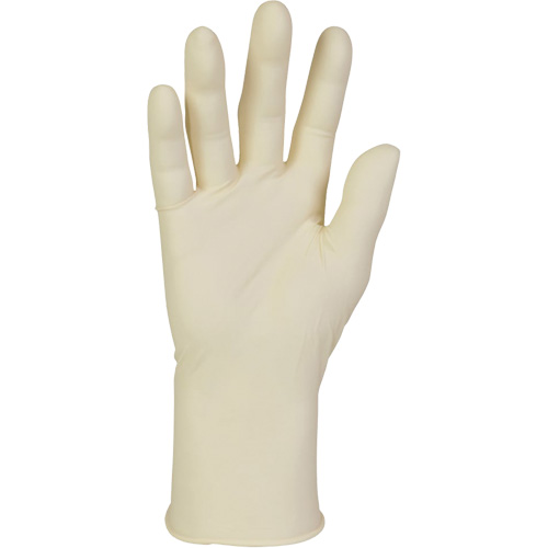 Gants dexamen en PFE Kim-Tech, Grand, Latex, 6,3-mil, Sans poudre, Naturel, Classe 2 TGS INDUSTRIEL
