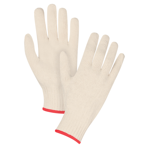 Gants en tricot d'usage standard, Poly/coton, Calibre 7, Petit TGS INDUSTRIEL