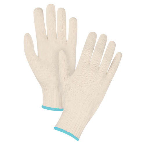 Gants en tricot d'usage standard, Poly/coton, Calibre 7, T-Grand TGS INDUSTRIEL