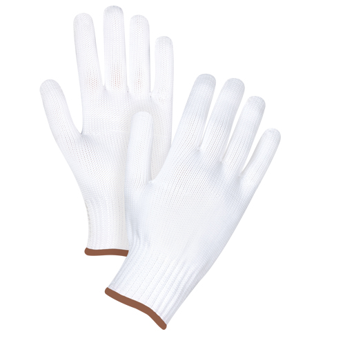 Gants tricot&eacute;s sans couture, Polyester, Calibre 10, Grand TGS INDUSTRIEL
