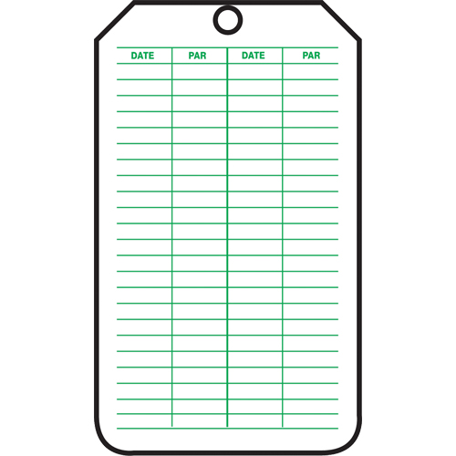 &eacute;tiquettes de s&eacute;curit&eacute; d'inspection et de contr&ocirc;le de l'&eacute;tat de l'&eacute;quipement, Papier cartonn&eacute;, 3-1/8" la x 5-7/8" h, Français TGS INDUSTRIEL