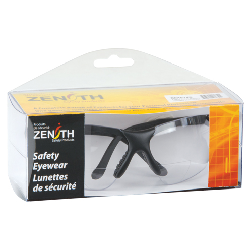 Lunettes de s&eacute;curit&eacute; s&eacute;rie Z1800 avec verres de lecture, Anti-&eacute;gratignures, Transparent, Dioptrie 1,5 TGS INDUSTRIEL