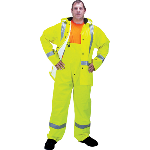 Imperm&eacute;able pour la circulation de premi&egrave;re qualit&eacute; RZ900, Polyester, Petit, Jaune lime haute visibilit&eacute; TGS INDUSTRIEL