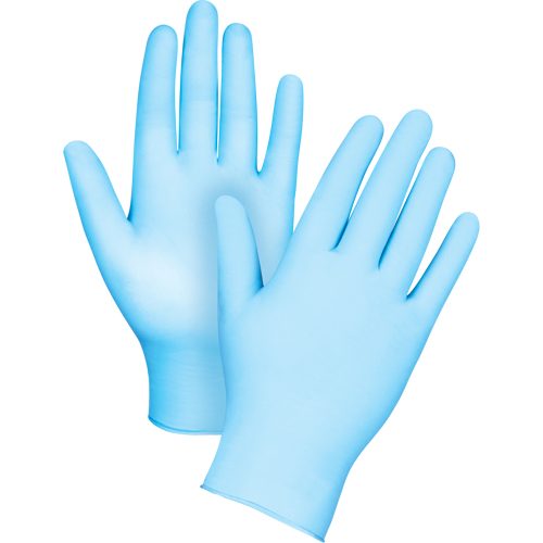 Tactile Medical-Grade Disposable Gloves, Small, Nitrile/Vinyl, 4.5-mil, Powder-Free, Blue, Class 2 TGS INDUSTRIEL