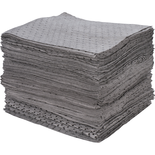 Premium Bonded Sorbent Pads, Universal, 15" x 17", 30 gal. Absorbancy TGS INDUSTRIEL