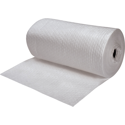 Feuilles absorbantes en fibres fines de premi&egrave;re qualit&eacute;, Lourd, 150' lo x 30" la, Absorption 50 gal. TGS INDUSTRIEL