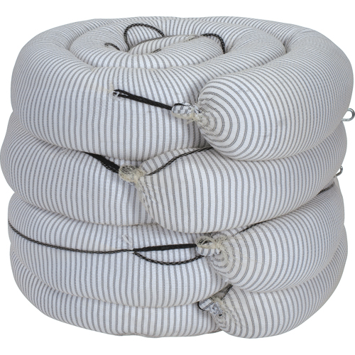 Premium Sorbent Boom, Universal, 10' L x 8" W, 70 gal. Absorbancy, 4 /Pack TGS INDUSTRIEL