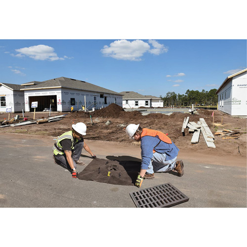 Ultra-Drain Guard&reg; Catch Basin Insert, Trash & Debris, 48" L x 36" W TGS INDUSTRIEL