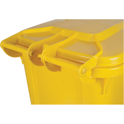 Yellow Mobile Container, Polyurethane, 63 Gallons/63 US gal. TGS INDUSTRIEL