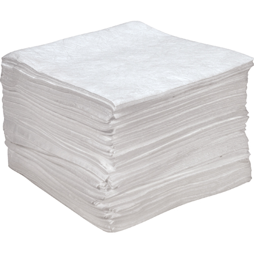 Premium Anti Static Sorbent Pads, Oil Only, 15" x 18", 25 gal. Absorbancy TGS INDUSTRIEL