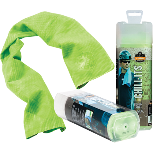 Chill-Its&reg; 6602 Cooling Towels, Hi-Vis Lime TGS INDUSTRIEL
