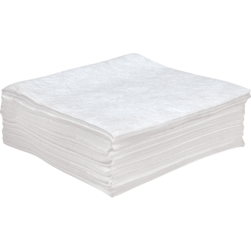 Feuilles absorbantes antistatiques de premi&egrave;re qualit&eacute;, Huile seulement, 30" x 30", 55 gal. d'absorption TGS INDUSTRIEL