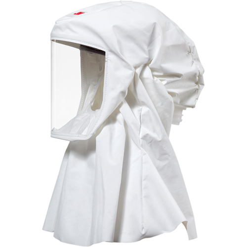 Cagoule Versaflo de haute durabilit&eacute; avec coiffe int&eacute;gr&eacute;e, Grand/Moyen, Coiffe souple, Bavette Simple TGS INDUSTRIEL