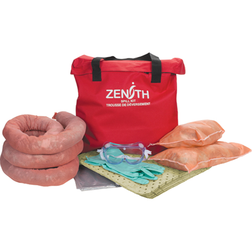 Trousse de lutte contre les d&eacute;versements de premi&egrave;re qualit&eacute; pour camion, Mati&egrave;res dangereuses, Sac, Absorbance de 10 gal. US TGS INDUSTRIEL