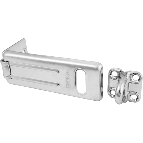 General Security Hardened Steel Hasp, Silver TGS INDUSTRIEL