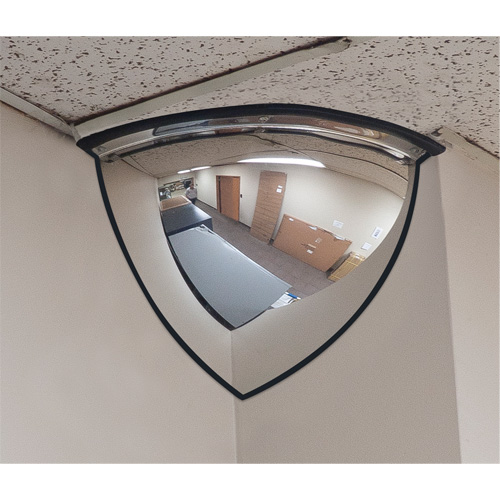 90° Dome Mirror, Quarter Dome, Open Top, 20" Diameter TGS INDUSTRIEL
