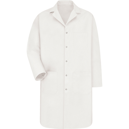 Sarrau de laboratoire, Poly-coton, Petit, Blanc TGS INDUSTRIEL