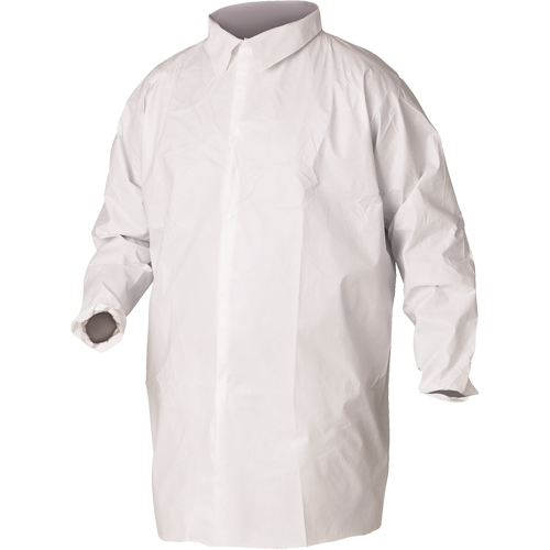 Sarraus de laboratoire KleenGuard A20, SMS, Blanc, Grand TGS INDUSTRIEL