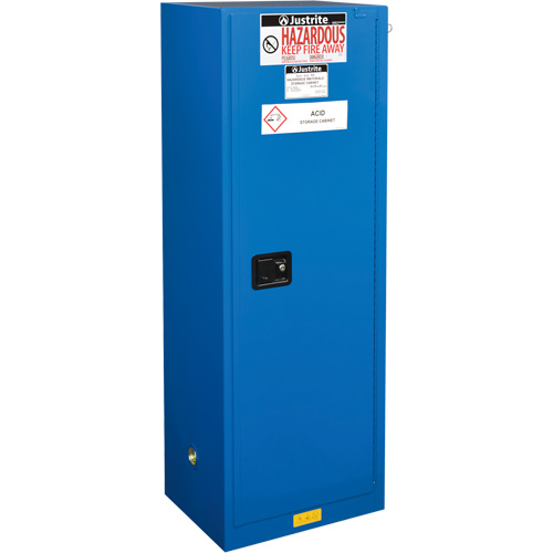 Armoires &eacute;troite pour rangement de mati&egrave;res dangereuses Sure-Grip Ex, 22 gal., 23,25" x 65" x 18" TGS INDUSTRIEL