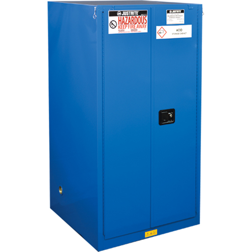 ChemCor&reg; Lined Hazardous Material Safety Cabinets, 60 gal., 34" x 65" x 34" TGS INDUSTRIEL