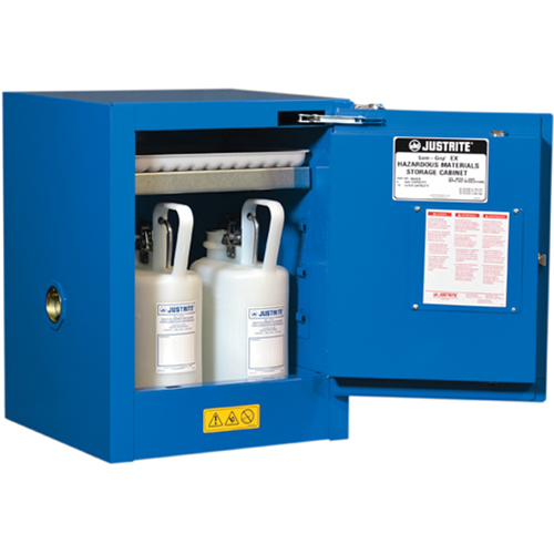 Armoires de comptoir doubl&eacute;es pour rangement de mati&egrave;res dangereuses Chem-Cor, 4 gal., 17" x 22" x 17" TGS INDUSTRIEL
