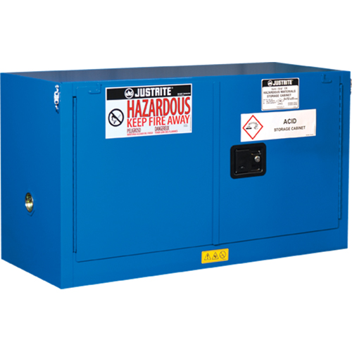 Armoires empil&eacute;es doubl&eacute;es pour rangement de mati&egrave;res dangereuses Chem-Cor, 17 gal., 43" x 24" x 18" TGS INDUSTRIEL