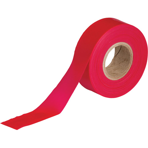 Flagging Tape, 1.188" W x 300' L, Red TGS INDUSTRIEL