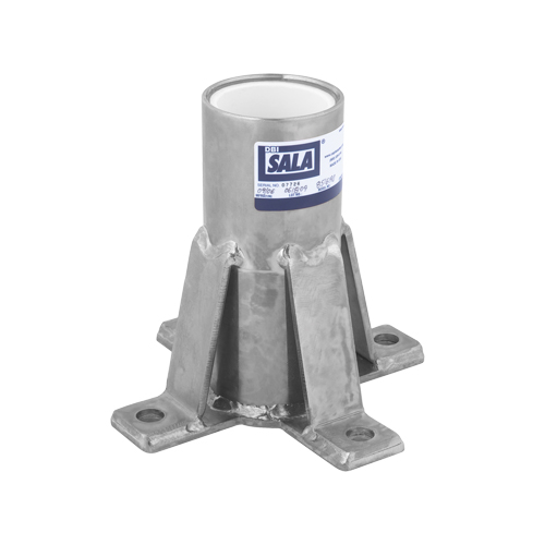 Base de potence pour collier de passage pour installation sur le plancher DBI-SALA Advanced TGS INDUSTRIEL