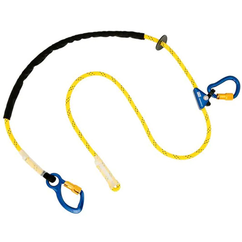 Longe ajustable pour grimpeur, 1 branches, 8', Classe CSA A, Nylon TGS INDUSTRIEL