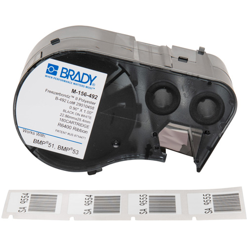Low Temperature Label Maker Cartridge, Black TGS INDUSTRIEL