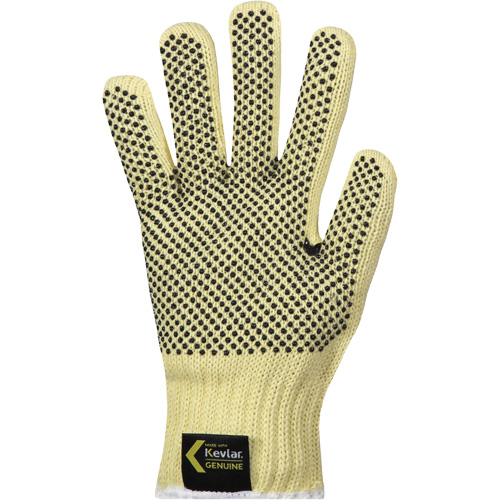 GLOVE DOT BOTH SIDE SMALL KEVLAR YELLW 118GR/PR TGS INDUSTRIEL