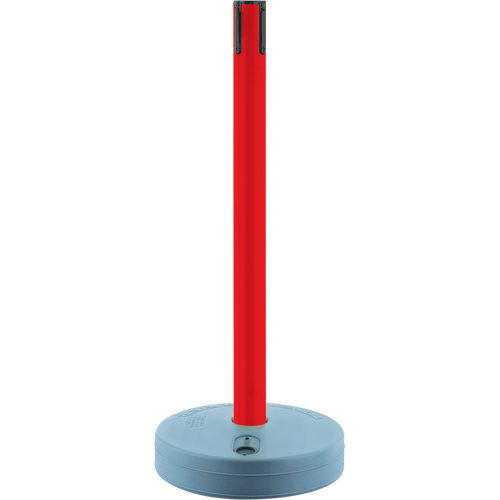 Tensabarrier ext&eacute;rieur - poteaux r&eacute;cepteurs, Hauteur de 37", Rouge TGS INDUSTRIEL