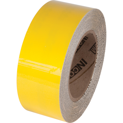 Tuff Mark&reg; Floor Marking Tape, 3" x 100', Polyester, Yellow TGS INDUSTRIEL
