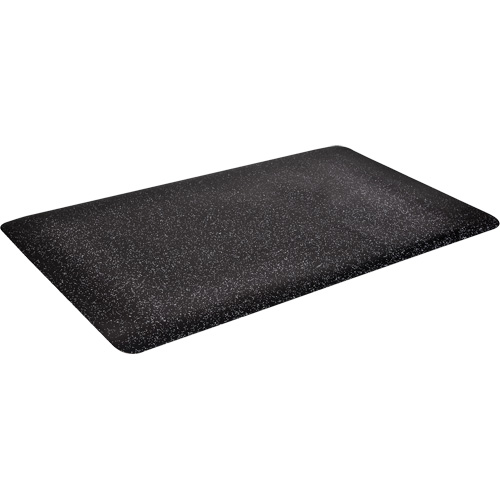 WD Foodmaster Anti-Microbial Mats, Smooth, 2' x 3' x 9/16", Black, Vinyl Foam TGS INDUSTRIEL