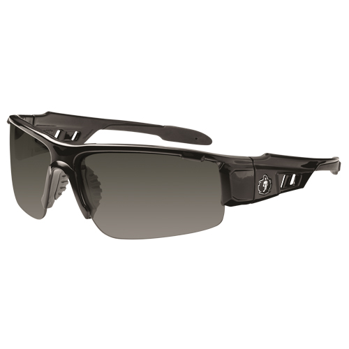 Skullerz&reg; Dagr Safety Glasses, Grey/Smoke Lens, Anti-Scratch, ANSI Z87+/Meets/Exceeds CSA Z94.3 TGS INDUSTRIEL